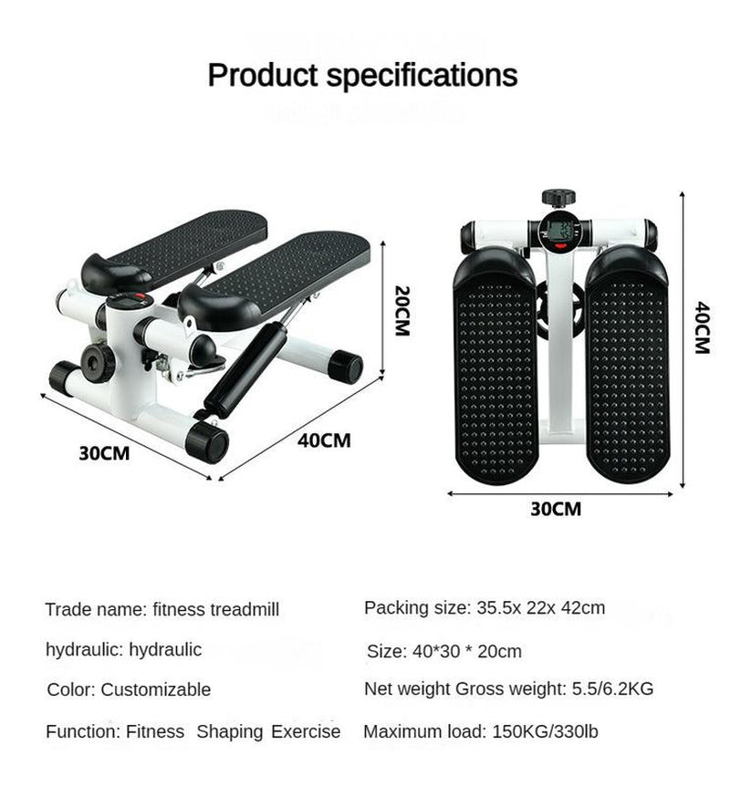 Silent Mini Stepper Household Indoor Fitness Multifunctional Mountaineering Stepper Exerciser Fitness Equipment
