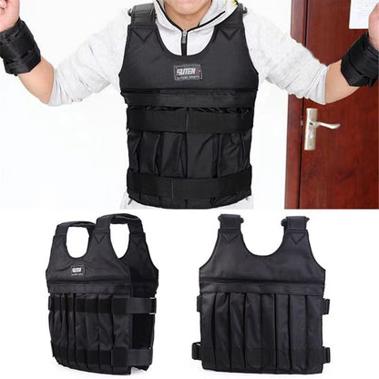 Adjustable Weight Vest Comfortable Vest Jacket for Losing Weight Workout Equipment with Reflective Stripe for Fitness Strength