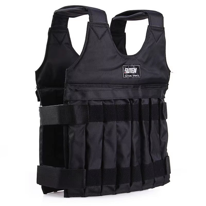 Adjustable Weight Vest Comfortable Vest Jacket for Losing Weight Workout Equipment with Reflective Stripe for Fitness Strength